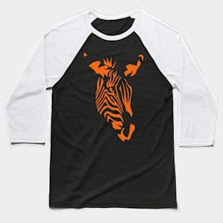 zebra wild animal Baseball T-Shirt